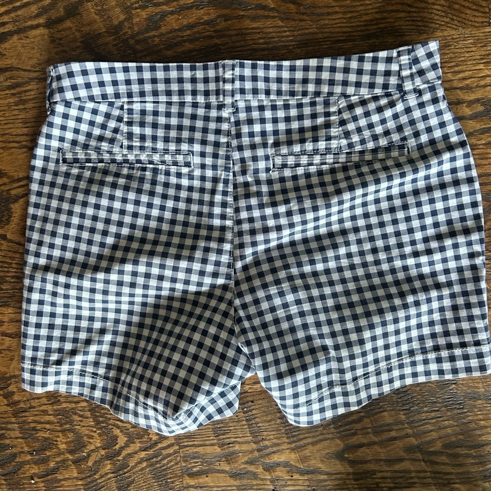 Lot 2 Old Navy Every Day Shorts Mid Rise Botanical Linen & Plaid Size 12 - Picture 5 of 7